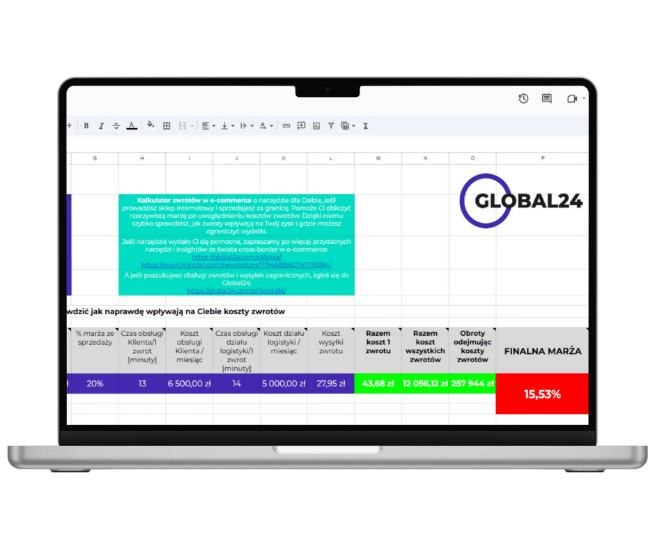 Kalkulator zwrotów ecommerce