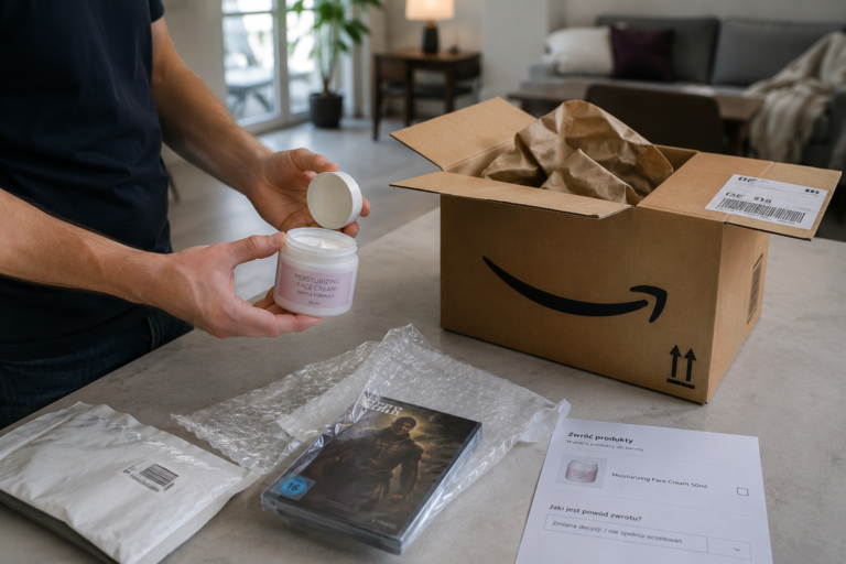 Amazon FBM zmiany zwrotów higiena beuaty media