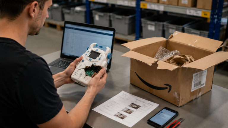 Uszkodzony produkt Amazon
