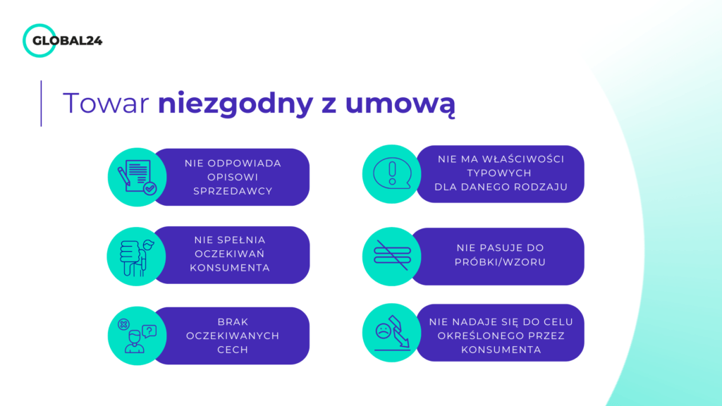 Towar niezgody z umową