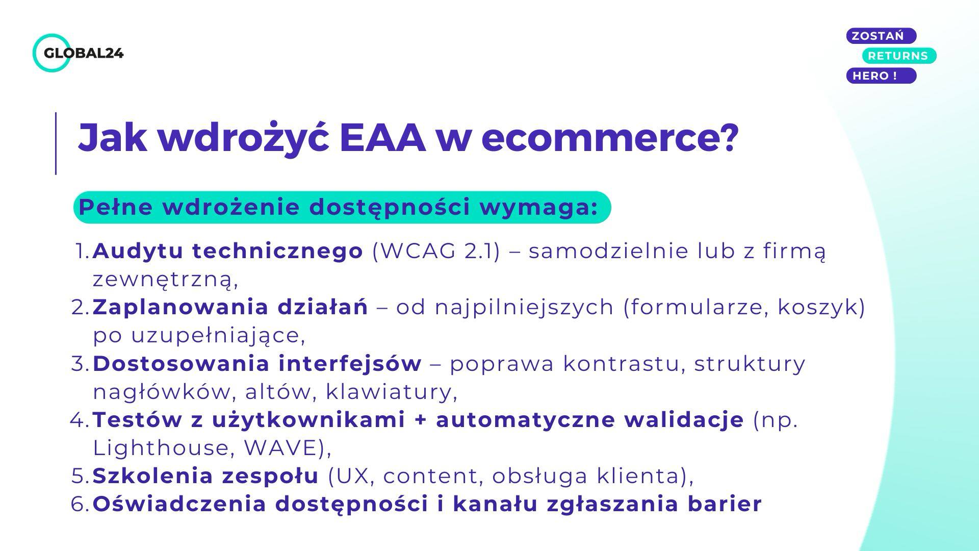 Jak wdrożyć EAA w ecommerce?