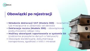Obowiązki po rejestracji